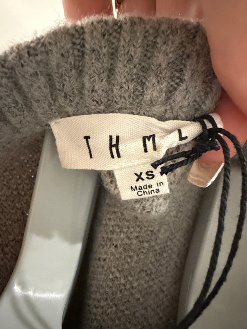 THML Beige Star Intarsia Crewneck Sweater with Gray Base - Picture 2 of 7